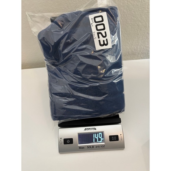 NWT Karen Kane Sweater Cardigan Cashmere Blend Blue w/ White Shirt Hem SizeSmall - Picture 6 of 8